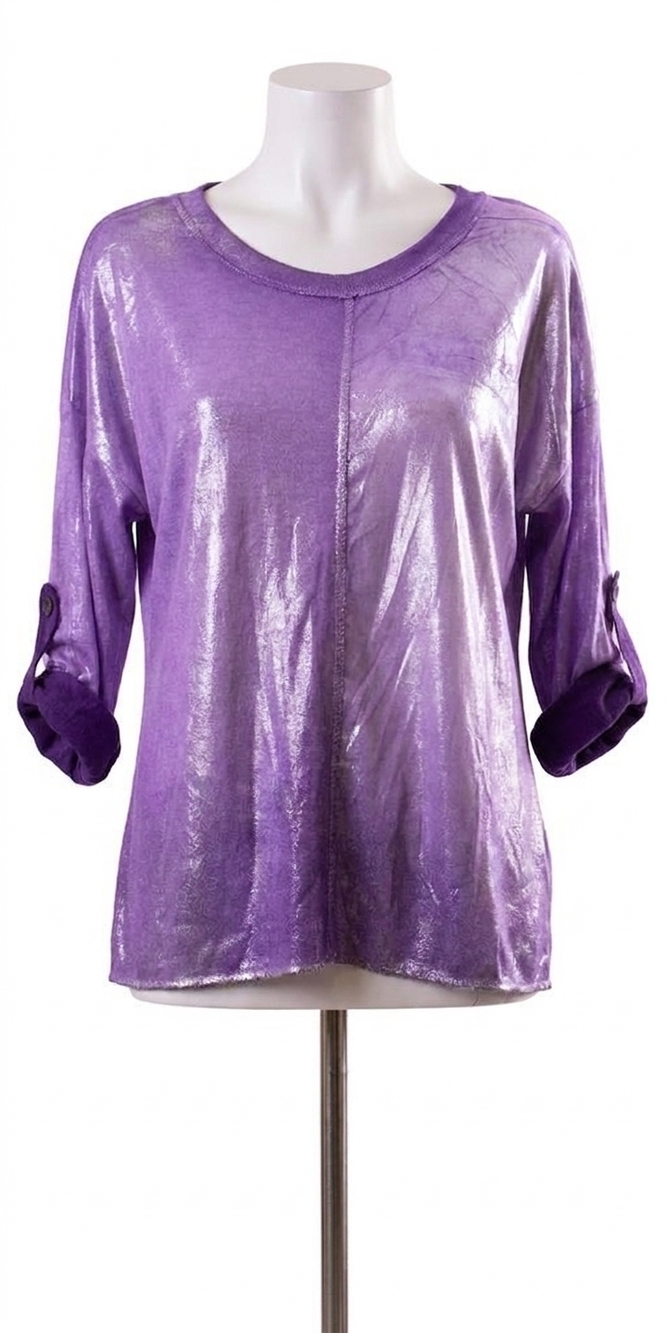 NEW GIGI MODA alicia blouse sweater in purple